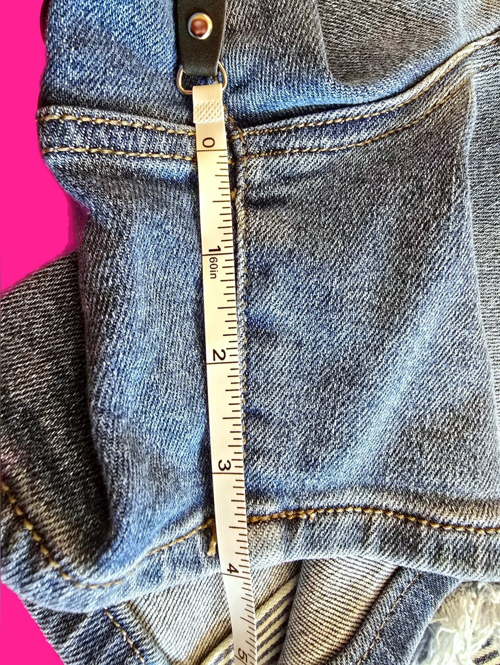"KanCan" High-Rise Distressed Button Fly Denim Shorts-Size 18-NWOT - Picture 10 of 13